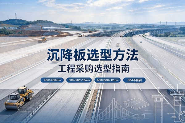 长葛沉降板选择方法