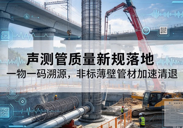长葛声测管质量新规落地，一物一码溯源，非标薄壁管材加速清退