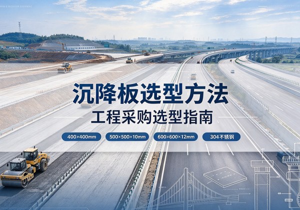 长葛沉降板选择方法